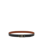 Black Gancini Reversible Belt 1