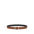 Brown Textured Reversible Belt 1