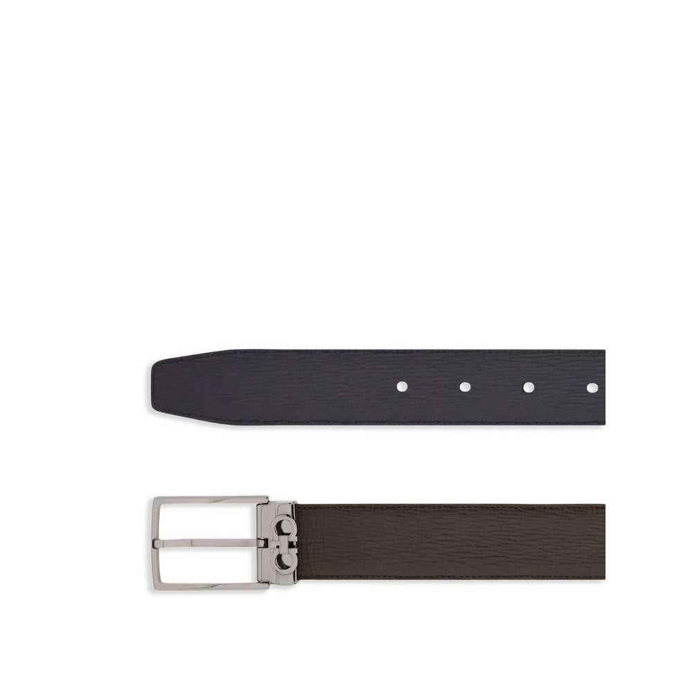 Brown Textured Reversible Belt 2