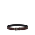 Brown Textured Reversible Belt 1