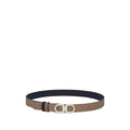Taupe Textured Reversible Belt 1