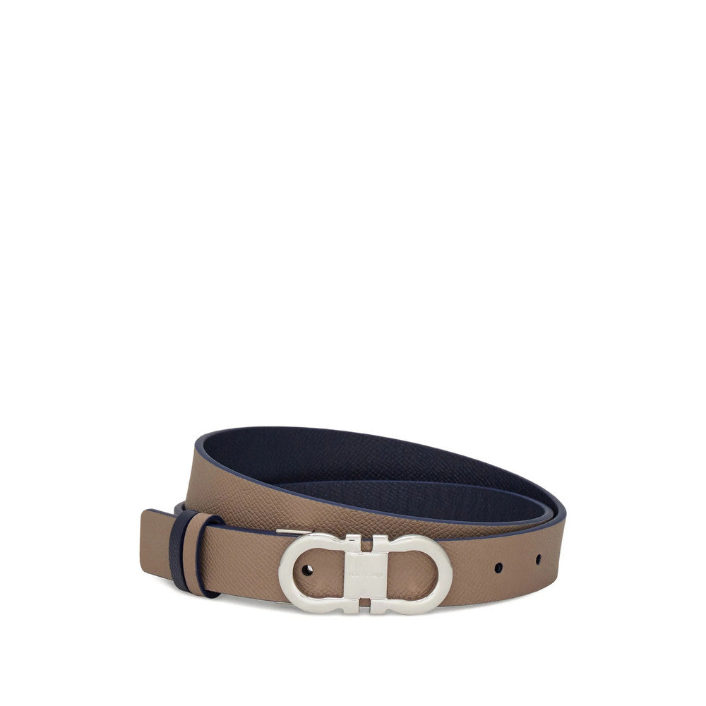 Taupe Textured Reversible Belt 2