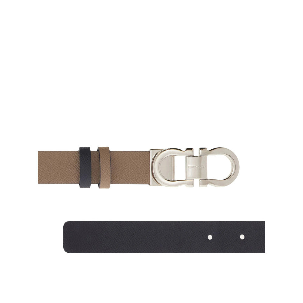 Taupe Textured Reversible Belt 3