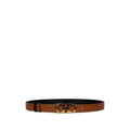 Brown Gancini Solid Reversible Belt 1