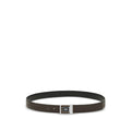 Brown Textured Reversible Belt 1