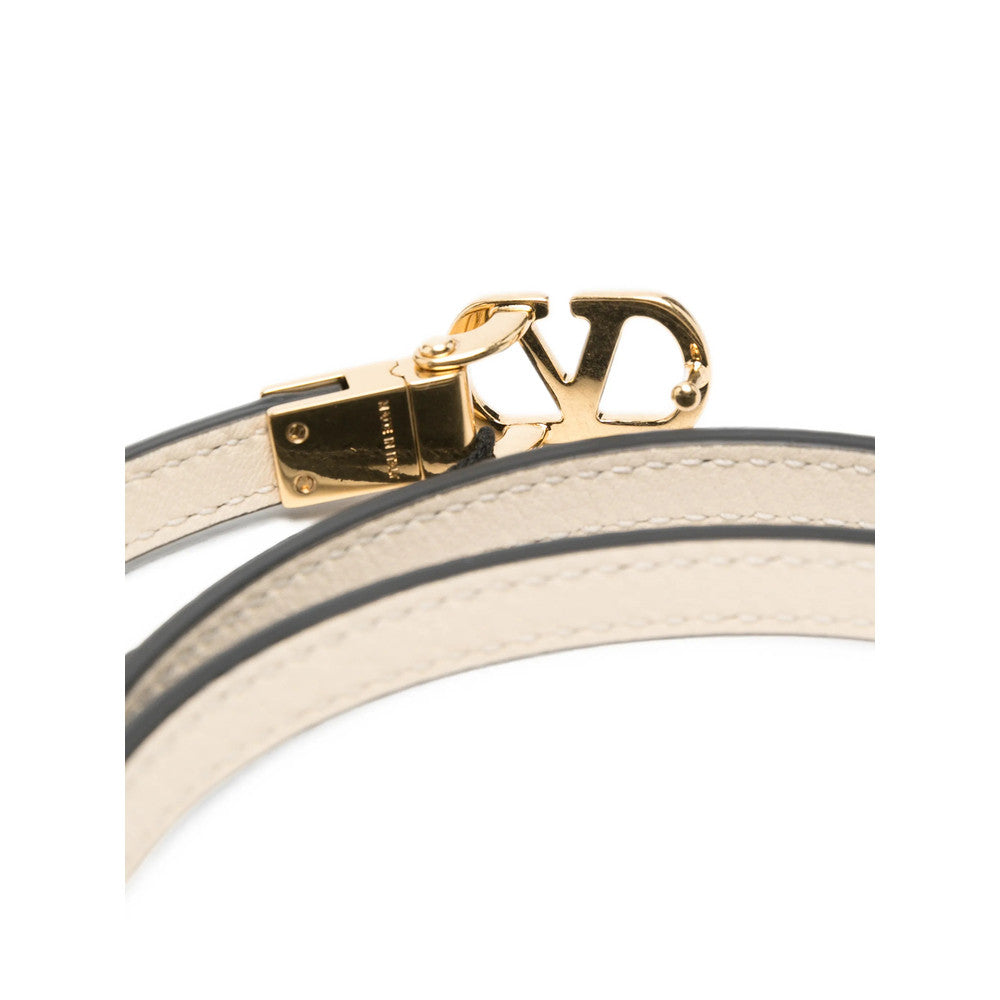 Black VLogo Signature Reversible Belt 2