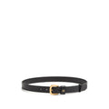 Black Textured Buckle Belt 1