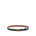 Black VLogo Signature Reversible Belt 1