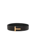 Dark Brown Textured Reversible  Belt 1