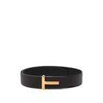 Dark Brown Textured Reversible  Belt 1