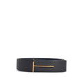 Dark Brown Textured Reversible Belt 1