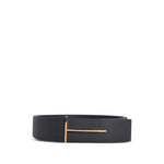 Dark Brown Textured Reversible Belt 1