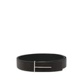 Dark Brown Textured Reversible Belt 1