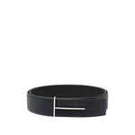 Navy Blue Textured Reversible Belt 1