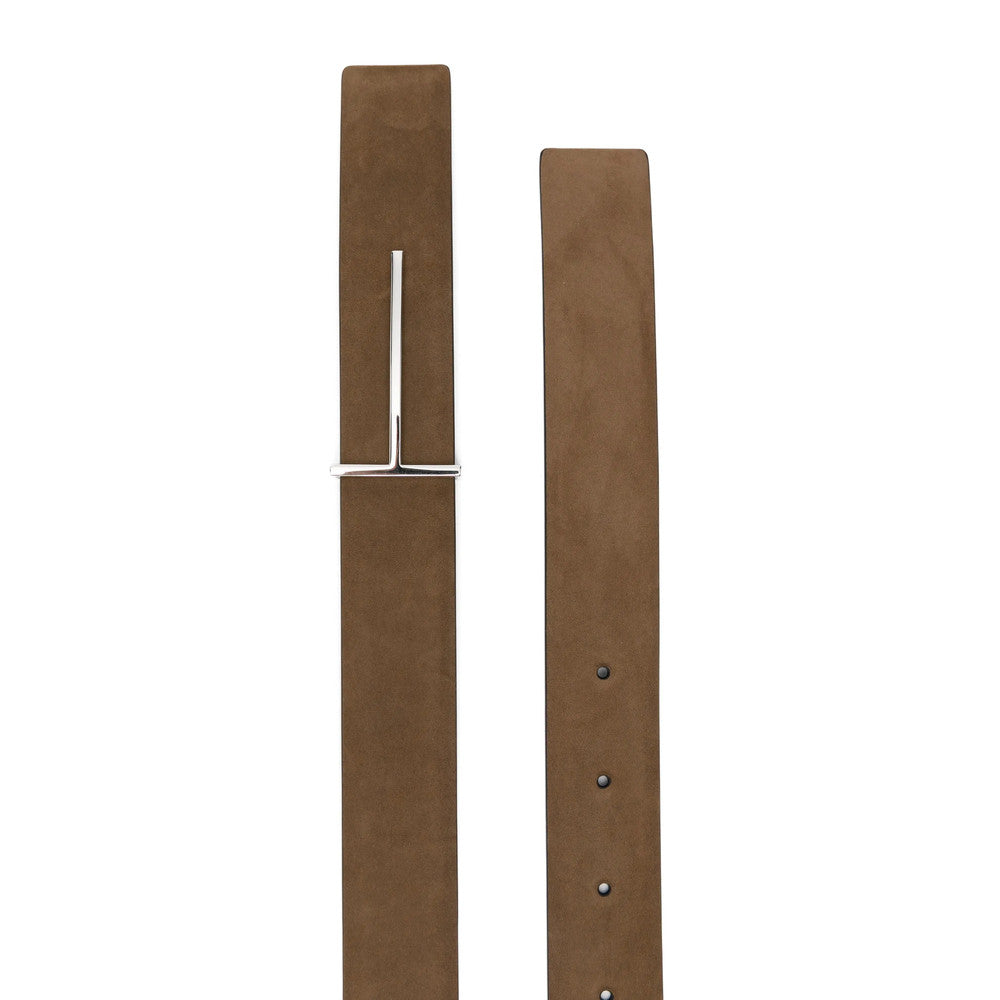 Brown T-Buckle Reversible Belt 3