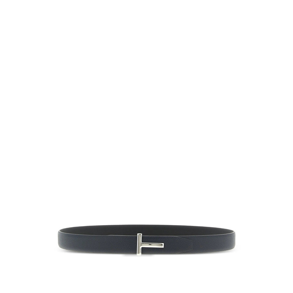 Navy Blue T-Bickle Reversible Belt 1
