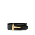Black Textured Reversible Belt 1