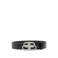 Black Embellished Buckle Belt 1