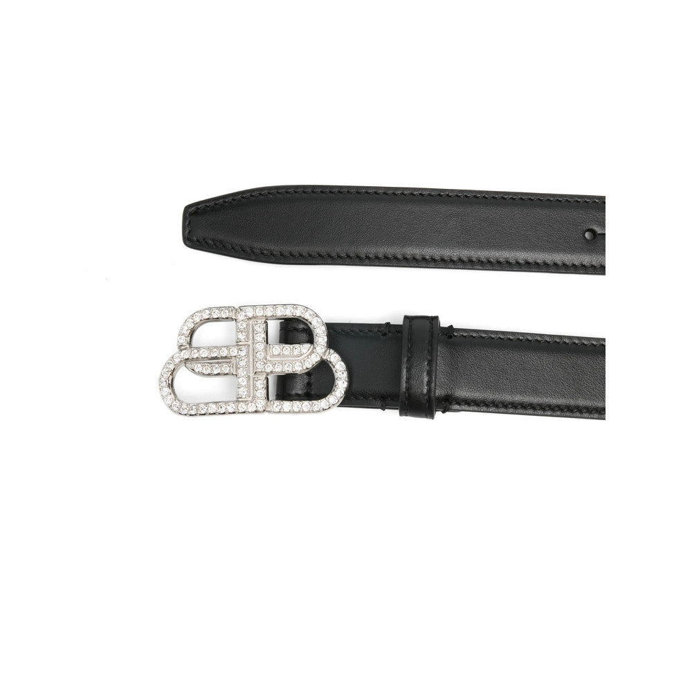 Black Embellished Buckle Belt 2