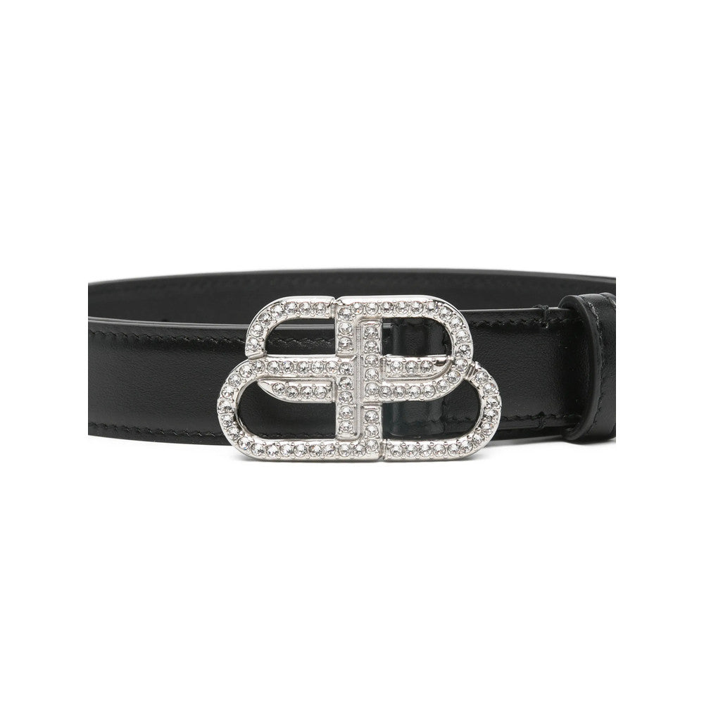 Black Embellished Buckle Belt 3