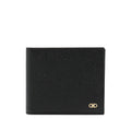 Black Gancini Textured Wallet 1