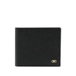 Black Gancini Textured Wallet 1