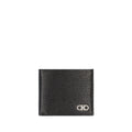 Black Gancini Textured Wallet 1