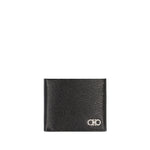 Black Gancini Textured Wallet 1