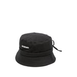 Black Knotted Bucket Hat 1