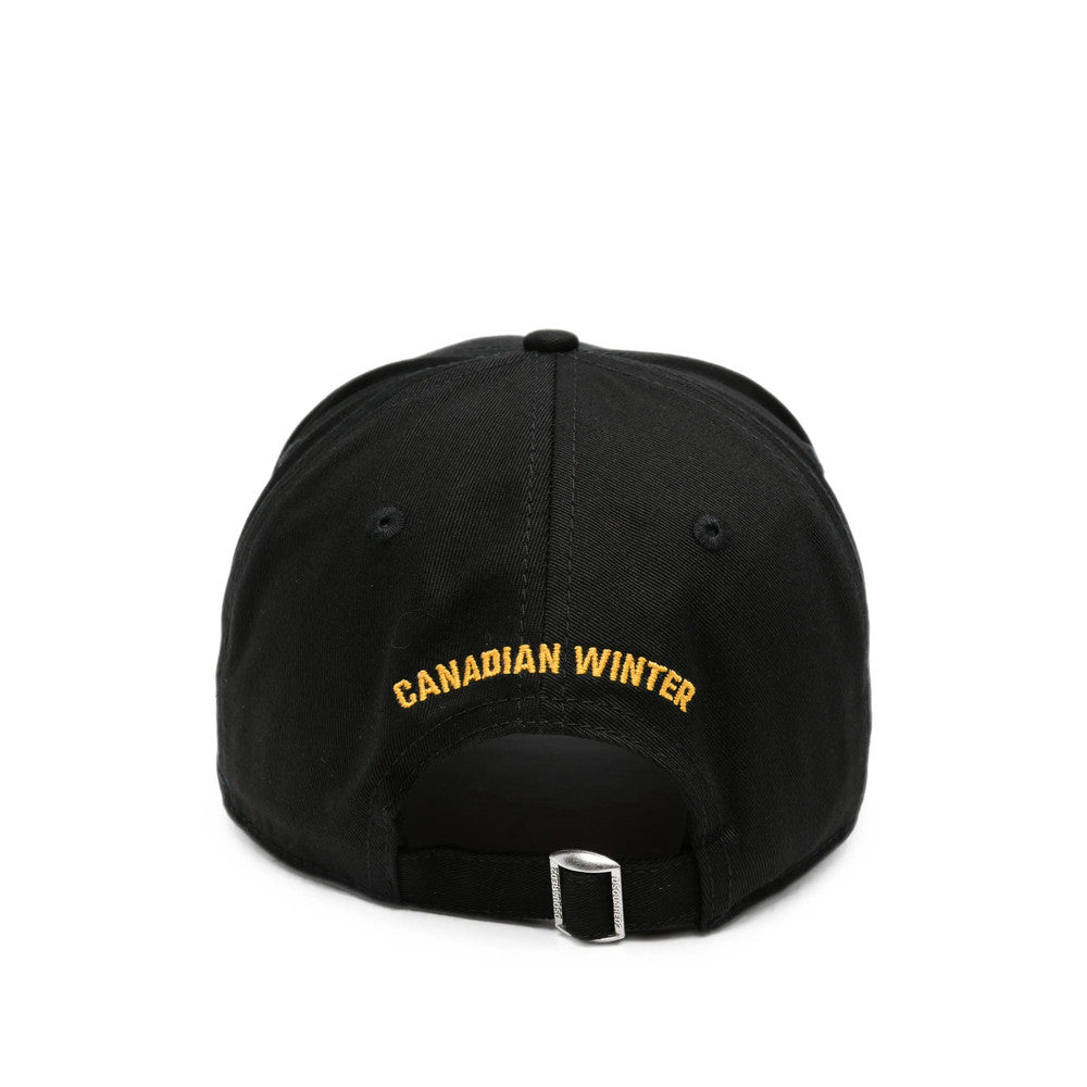 Black Logo Baseball Cap 2