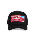 Black Logo Embroidered Baseball Cap 1