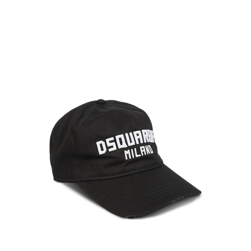 Black Logo Baseball Cap 1