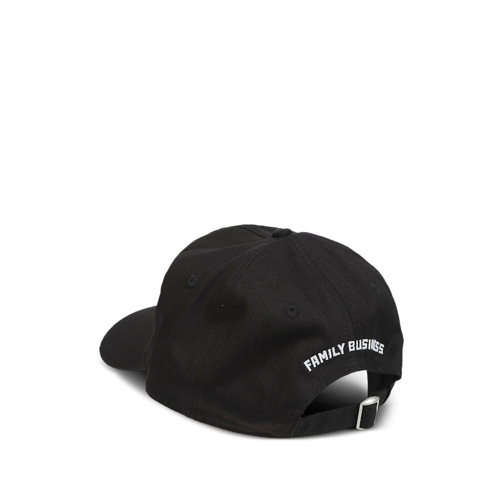 Black Logo Baseball Cap 2