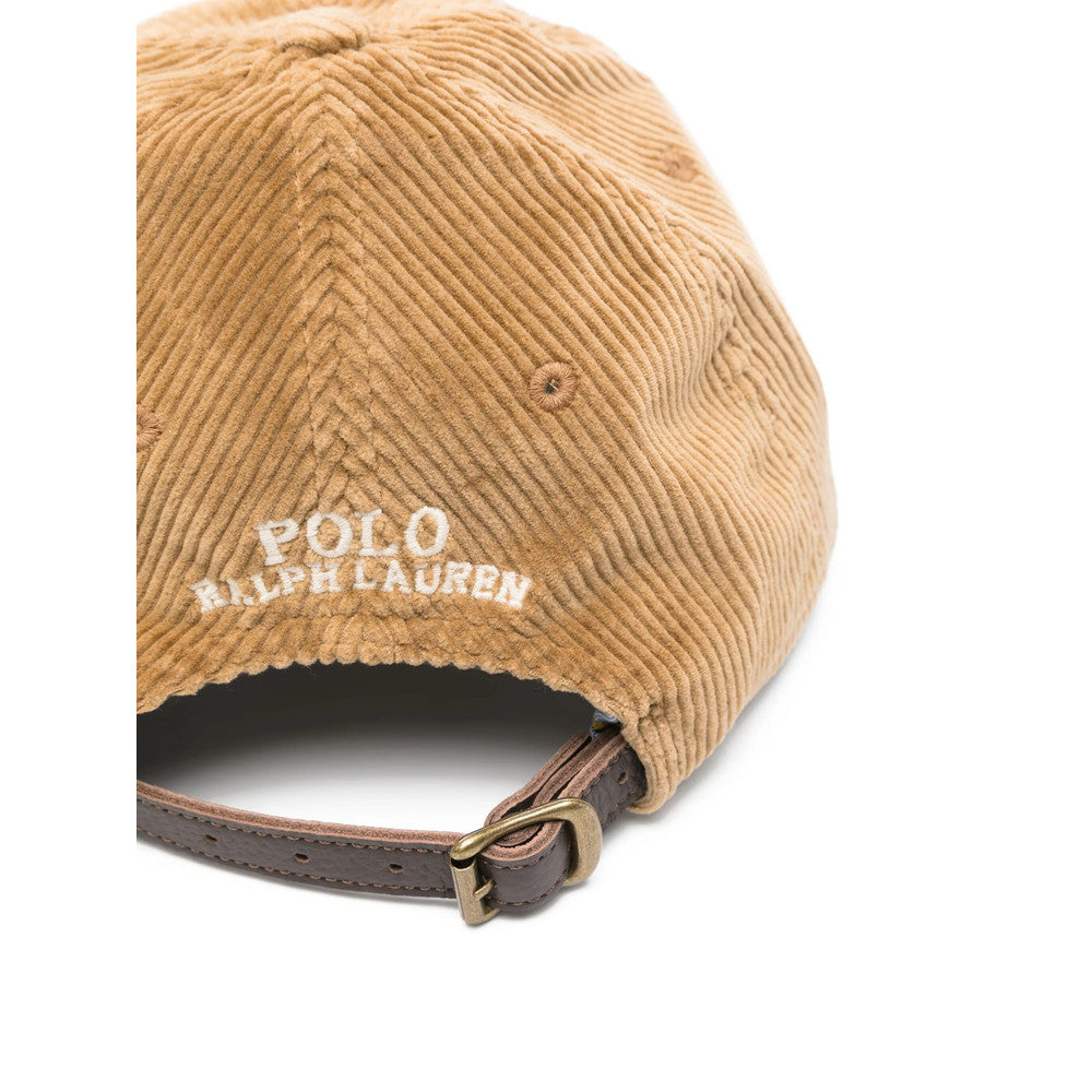 Beige Embroidered Logo Baseball Cap 2