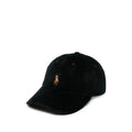 Black Embroidered Logo Baseball Cap 1