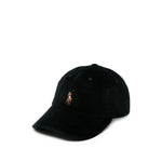 Black Embroidered Logo Baseball Cap 1