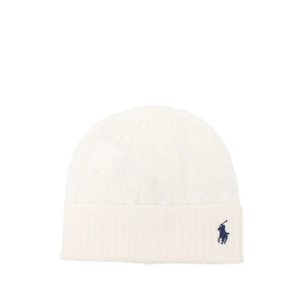 Off White Knitted Beanies Cap 1