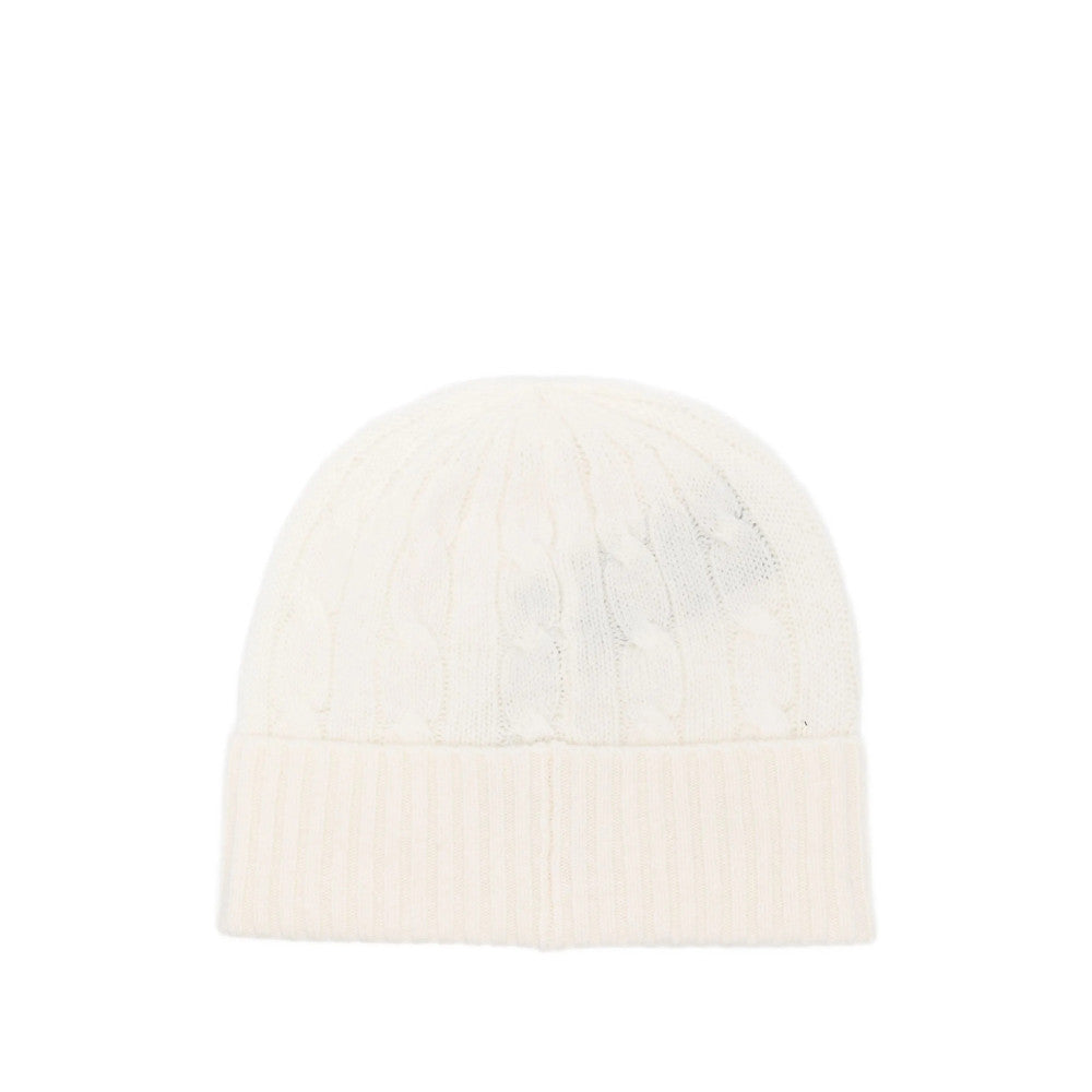 Off White Knitted Beanies Cap 2