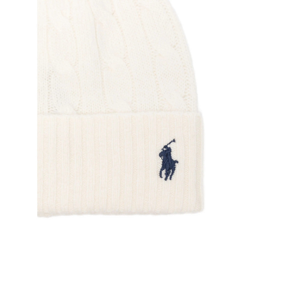 Off White Knitted Beanies Cap 3