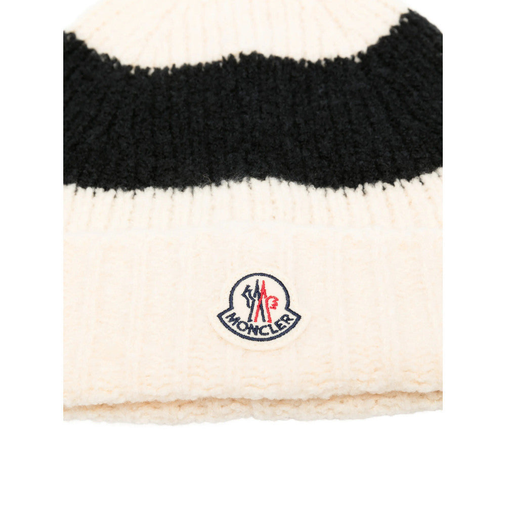 Beige Logo Beanies Cap 3