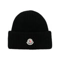 Black Knitted Beanies Cap 1