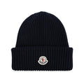 Navy Blue Knitted Beanies Cap 1