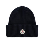 Navy Blue Knitted Beanies Cap 1
