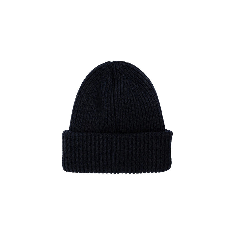 Navy Blue Knitted Beanies Cap 2