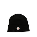 Black Knitted Beanies Cap 1