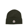 Dark Green Logo Beanies Cap 1