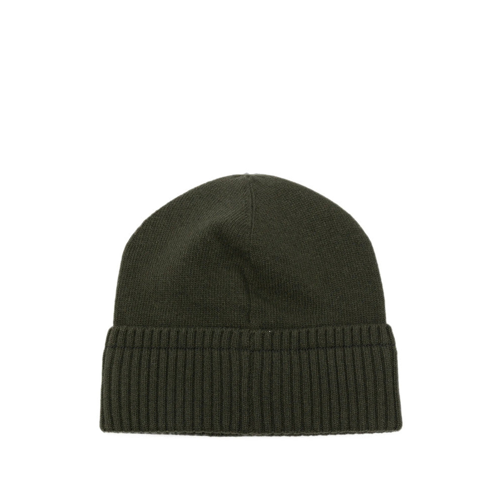 Dark Green Logo Beanies Cap 2