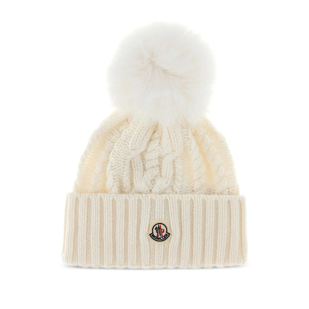 Beige Knitted Beanies Cap 1