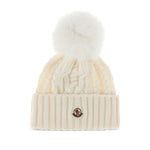Beige Knitted Beanies Cap 1