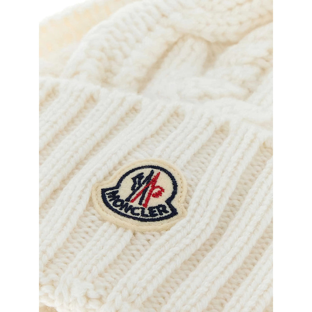 Beige Knitted Beanies Cap 3